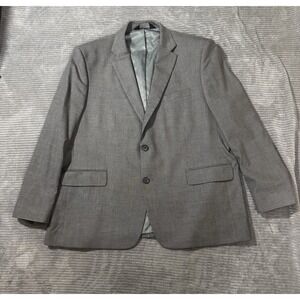 Haggar Blazer Mens 48 RPolyester Suit Jacket Sport Coat